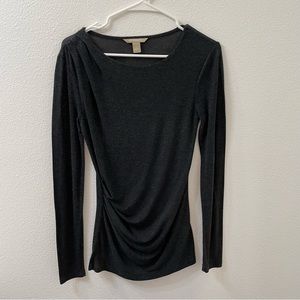 Banana republic lightweight sweater black small